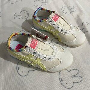 Onitsuka Tiger By Asics Children's Shoes, White Canvas